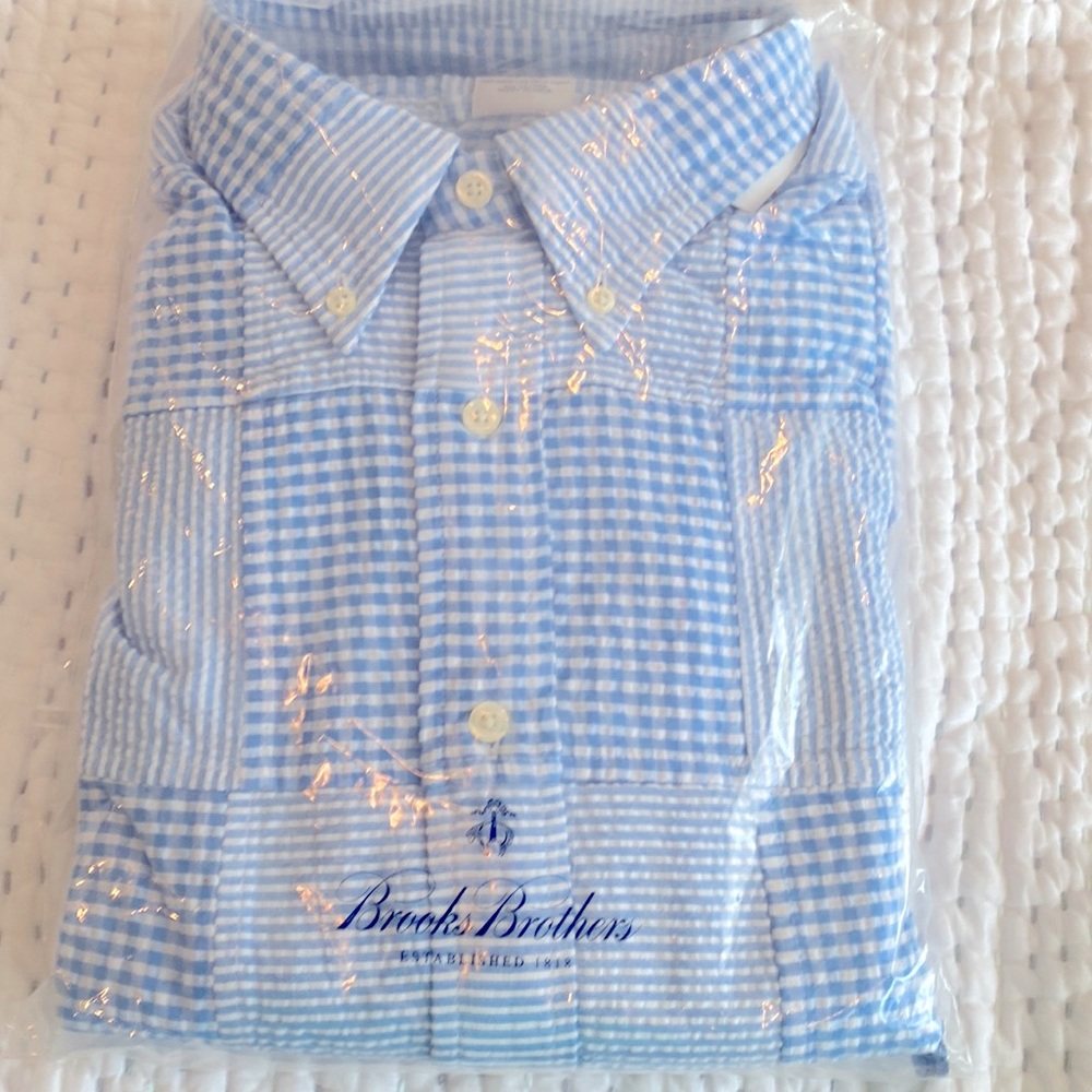Brand new Brooks Brother Button Down Polo still in bag with tags